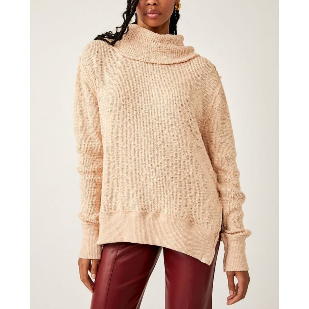NWT Women's FREE PEOPLE Tommy Turtleneck Slouchy Sweater | Size S